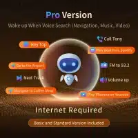 Interfaz de funciones avanzadas del asistente de voz Toppal Pro para autorradios Android