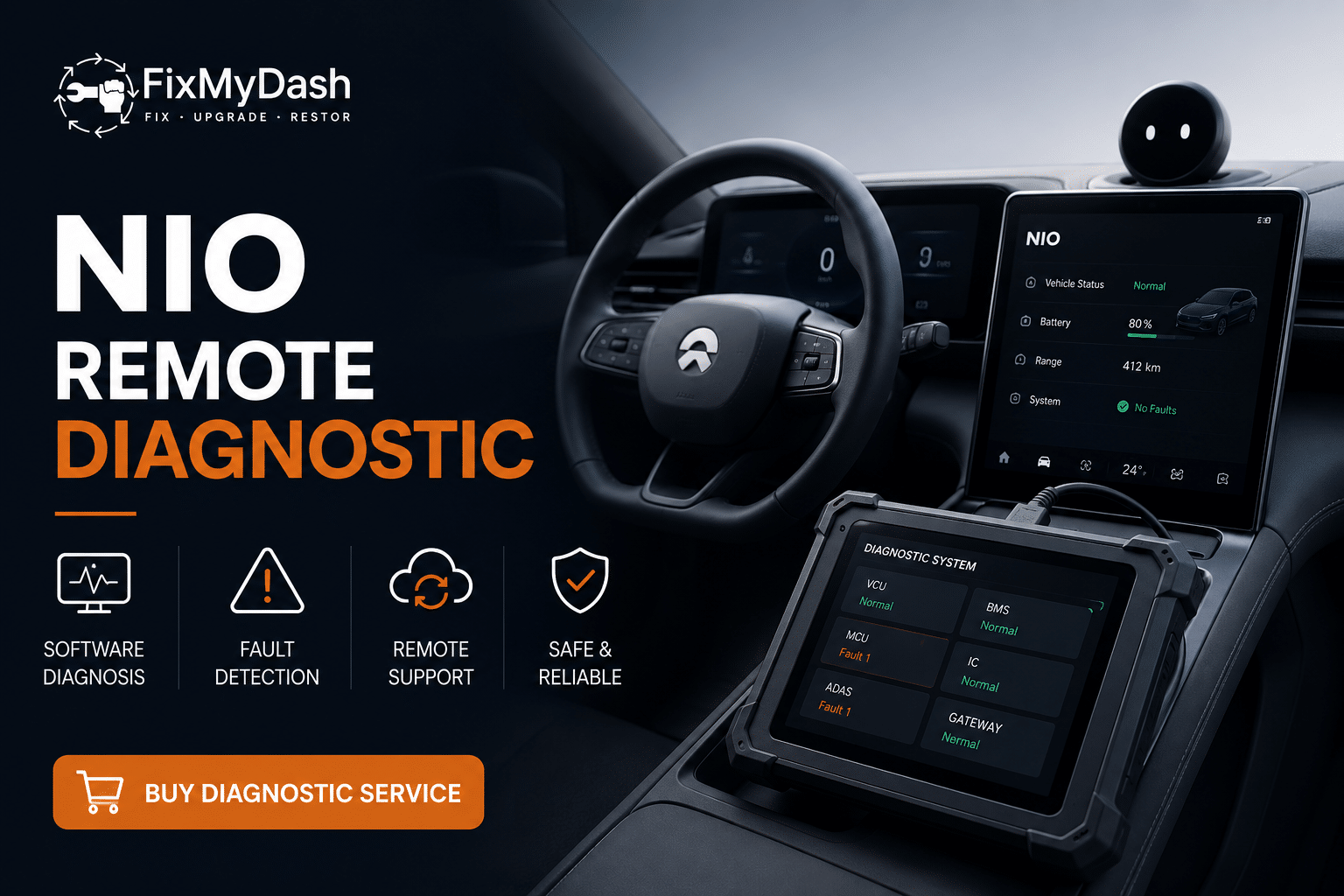 Servicio de reparación de software NIO